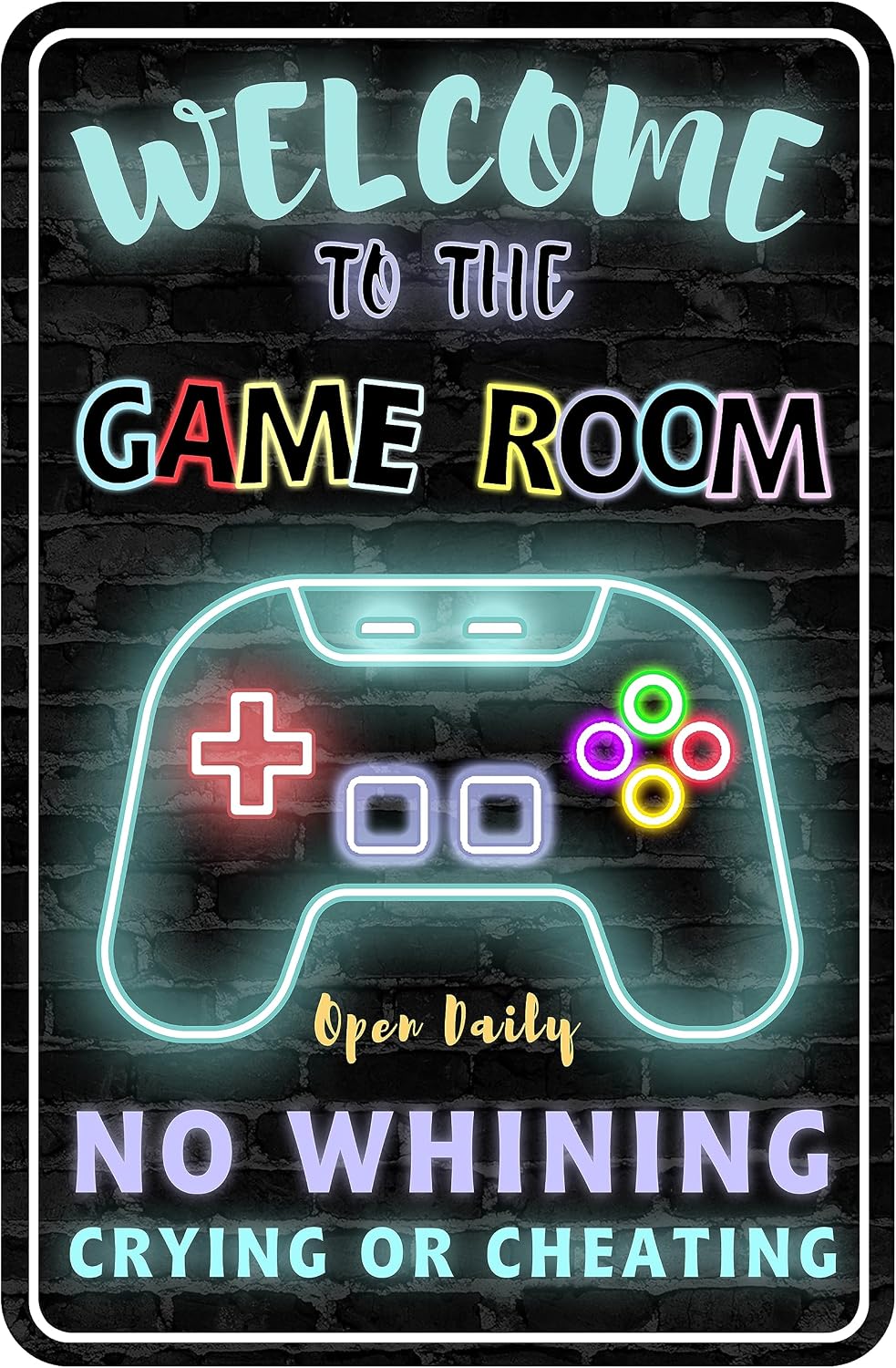 Gaming Room Metal Sign Gamer W - Gaming Accessories For Room ulasan dan harga