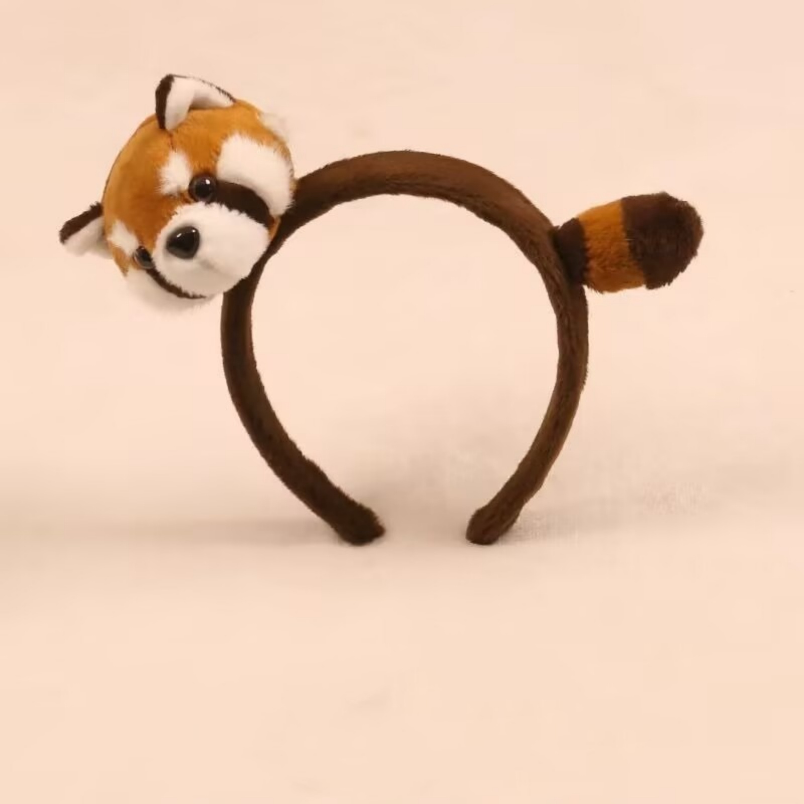1 PC Cute Raccoon Plush Headba - Gaming Accessories Rack ulasan dan harga