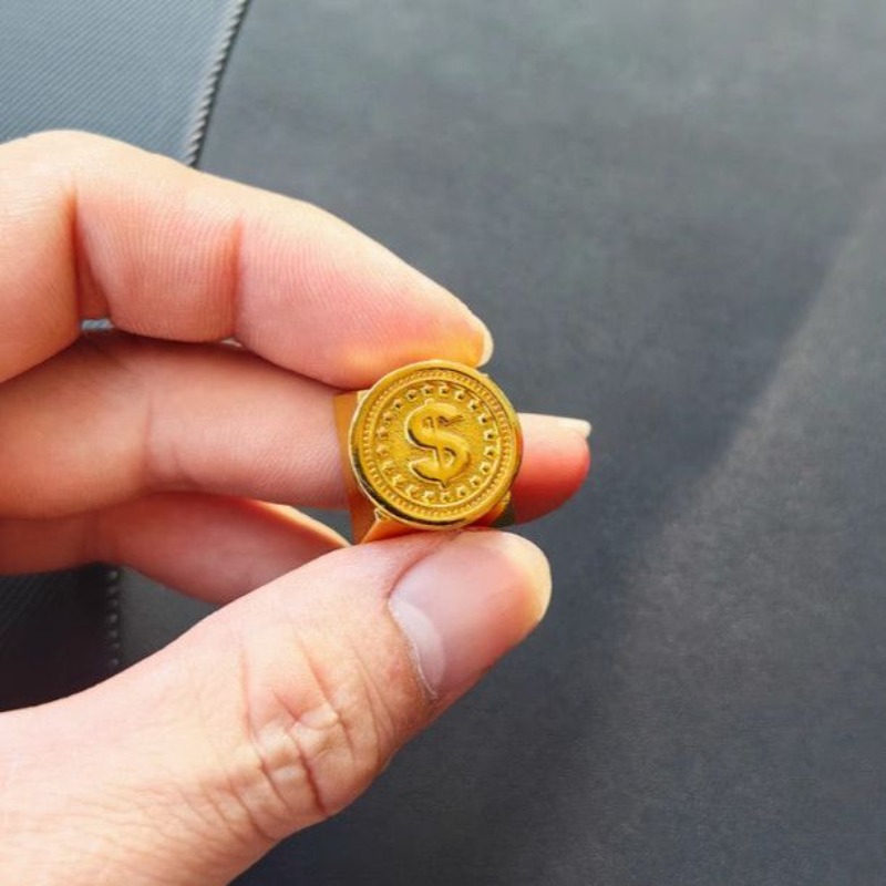 New USD Gold Coin Theme Anime  - Gaming Accessories Aesthetic ulasan dan harga