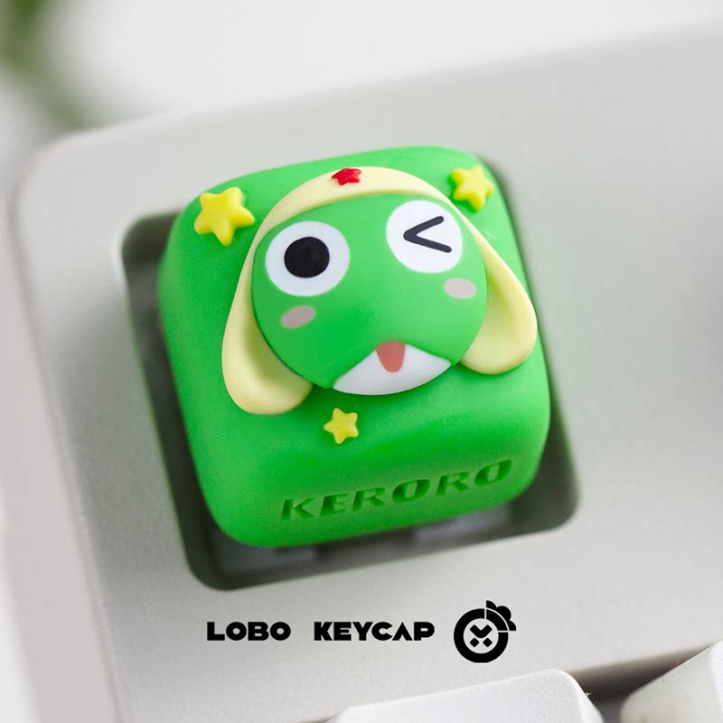 Keroro Themed Anime Keycaps Me - Gaming Accessories Aesthetic ulasan dan harga