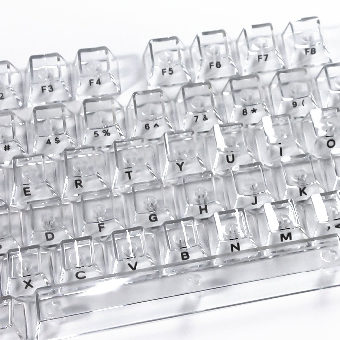 Crystal Transparent Cherry Pro - Gaming Accessories Aesthetic ulasan dan harga